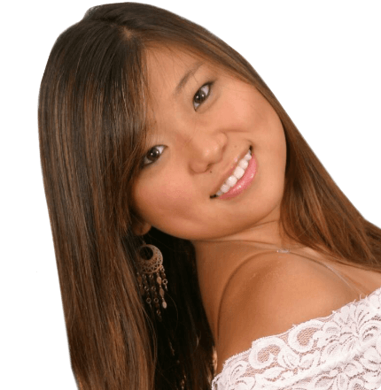 Young woman sharing smile after restorative dentistry
