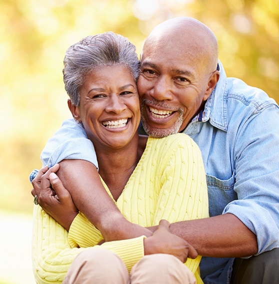 Animated smile during partial denture placement