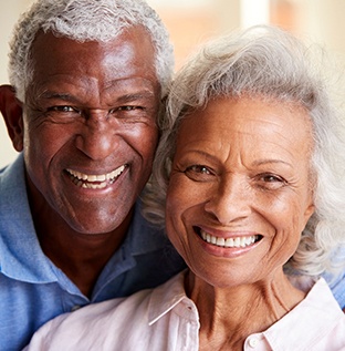 Couple with dentures in Kittanning