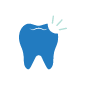 Animated chipped tooth