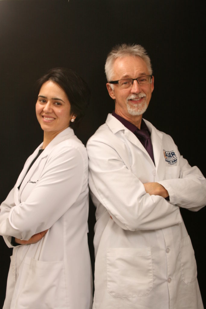 Photo of Dr. Voller and Dr. Kaur 